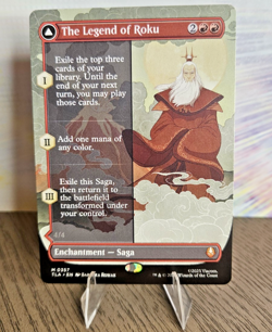 MTG The Legend of Roku (Borderless) Normal NM Avatar: The Last Airbender Magic 3 - Image 1