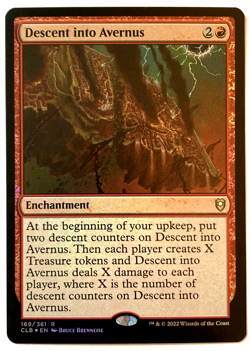 MTG Descent into Avernus *FOIL* Commander Legends Baldur's Gate 169/361 NM - Image 2