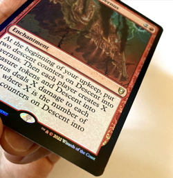 MTG Descent into Avernus *FOIL* Commander Legends Baldur's Gate 169/361 NM - Image 4