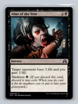 (2x) Alms of the Vein Shadows over Innistrad Magic the Gathering MTG LP-MP - Image 3