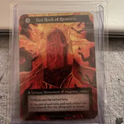 Red Rock of Ravannis - Unique - Sorcery: Contested Realm | Gothic - Nm - Image 1