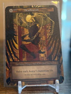 Sorcery Contested Realms - Gothic - Deathwish NM - Image 1