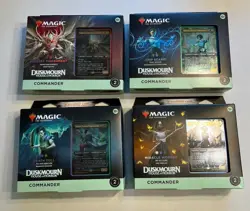 Magic The Gathering Duskmourn House of Horror Commander Deck Set of 4 New Sealed - Image 1