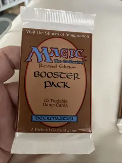 Magic The Gathering REVISED EDITION New Sealed Booster Pack MTG - Image 1