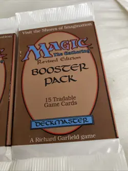 Magic The Gathering REVISED EDITION New Sealed Booster Pack MTG - Image 3