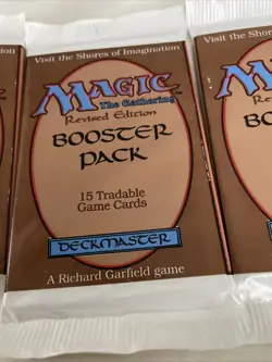 Magic The Gathering REVISED EDITION New Sealed Booster Pack MTG - Image 4