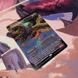 Everquill Phoenix Borderless Foil - Ikoria - Magic the Gathering MTG - Image 3