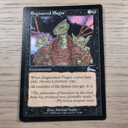 Engineered Plague Urza's Legacy Lightly Played (MP) Regular MTG Magic - Image 1