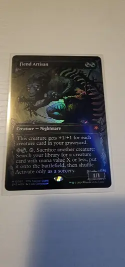 Fiend Artisan Foil SPG 083 FDN Special Guest MTG 2024 Rare Nightmare NM - Image 1