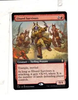 MTG SkeenAB Elturel Survivors BORDERLESS from CLB. NM. - Image 1
