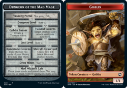Dungeon of the Mad Mage // Goblin Token Light Play, English Magic the Gathering - Image 1
