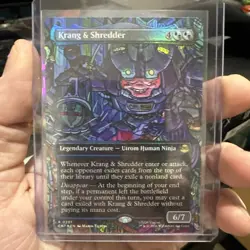 Krang & Shredder - 0201 - R - Foil - Borderless - TMNT - MTG - NM/M - Image 1