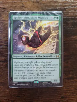 Miles Morales Green Pack Magic The Gathering Spider Man Welcome Deck MTG - Image 1