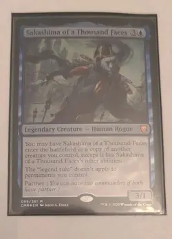 MTG FOIL Sakashima of a Thousand Faces - Commander Legends #089 - Image 1