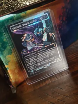 Shredder, Shadow Master (Surge Foil) - Borderless | Pixel - MTG Commander: TMNT - Image 2
