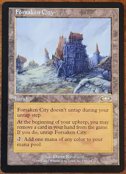 Forsaken City MTG Planeshift Regular LP Magic The Gathering - Image 1