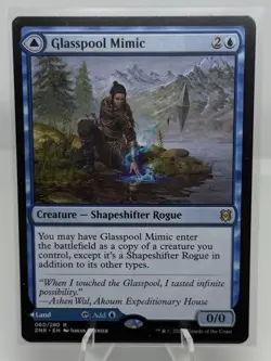 1x MTG Glasspool Mimic - Zendikar Rising (ZNR) #60 - Magic the Gathering - Image 1