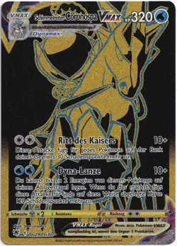 Pokemon Schimmelreiter-Coronospa VMAX Gold Secret Rare ASR TG29/TG30 NM DE - Image 1