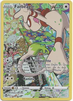 Pokemon Farbeagle Trainer Gallery Rare Silberne Sturmwinde TG10/TG30 NM Deutsch - Image 1
