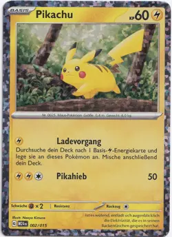 Pokemon Pikachu Holo McDonald's Dragon Discovery M24 002/015 NM DE - Image 1