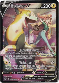Pokemon Bellektro V Trainer Gallery Rare Strahlende Sterne TG13/TG30 NM DE - Image 1