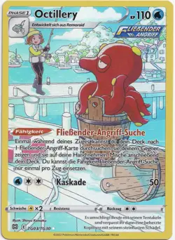 Pokemon Octillery Trainer Gallery Rare Strahlende Sterne TG03/TG30 NM Deutsch - Image 1