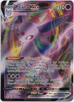 Pokemon Psiana VMAX Full Art Drachenwandel 065/203 NM Deutsch - Image 1