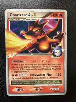 Charizard G Lv.X 143/147 Pokemon TCG Platinum Supreme Victors Holo MP - Image 1