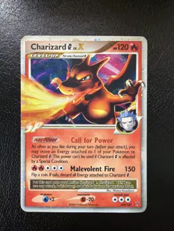 Charizard G Lv.X 143/147 Pokemon TCG Platinum Supreme Victors Holo MP - Image 4