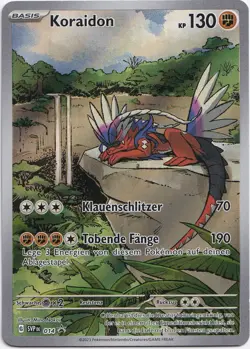 Pokemon Koraidon Secret Illustration Rare Blackstar Promos SVP 014 NM Deutsch - Image 1