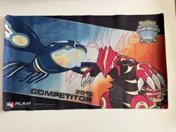 Pokemon TCG 2015 National Championships Primal Kyogre & Primal Groudon Playmat - Image 1