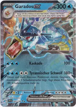 Pokemon Garados ex Double Rare Karmesin & Purpur SVI 045/198 NM DE - Image 1