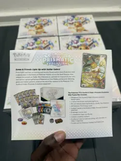 X1 Pokemon TCG Prismatic Evolutions ETB Brand New Sealed! - Image 3