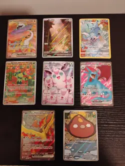 Lot Of 8 Sr Illustration Rare Pokemon Cards Nm To Mint Varying Sets Free Shippin - Image 1