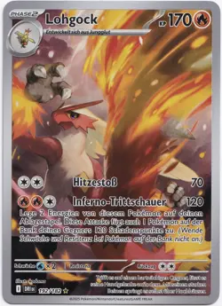 Pokemon Lohgock Illustration Rare Ewige Rivalen 192/182 NM Deutsch - Image 1