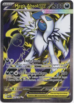Pokemon Mega-Absol ex Full Art Mega-Entwicklung 161/132 NM Deutsch - Image 1
