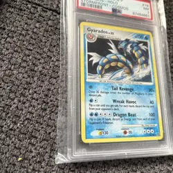 Gyarados - 2008 Pokemon Diamond and Pearl - Stormfront Cosmos Holo Rare - PSA 7 - Image 4