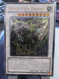YuGiOh! Scrap Twin Dragon STBL-EN044 Ultimate Rare 1st Ed NM - Image 1