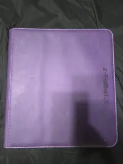 Z-Folio LX Binder Trading Card Game TCG BCW 12 Pocket Purple - Image 1