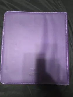 Z-Folio LX Binder Trading Card Game TCG BCW 12 Pocket Purple - Image 3