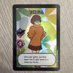 SCOOBY-DOO EXPANDABLE CARD GAME ECG SUPER RARE VELMA FOIL CARD - Image 1