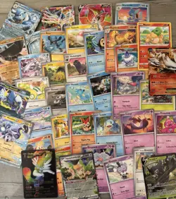 Pokemon TCG Official LOT Of 50 cards Ultra Rare Guaranteed Holo PLUS EX or V Max - Image 1