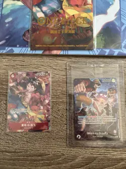 Monkey D Luffy PSA Magazine One Piece Promo Card OP05-060 English+ Chinese Promo - Image 1