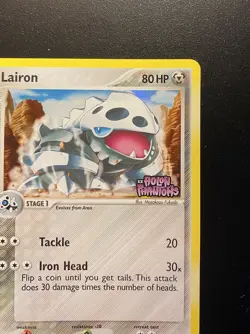 Pokemon Card-Lairon -Holo-Ex Holon Phantoms-45/110-ENG-Stamped-Near Mint - Image 3