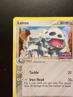 Pokemon Card-Lairon -Holo-Ex Holon Phantoms-45/110-ENG-Stamped-Near Mint - Image 4