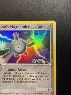 Pokemon Card-Magnemite -Holo-Ex Delta Species -70/113-ENG-Stamped-Near Mint - Image 4