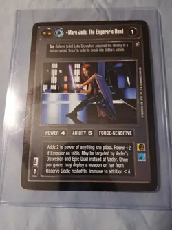 Star Wars CCG Oversized Mara Jade 'The Emperor's Hand' Promo Card - Image 1