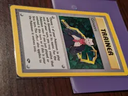 Giovanni Gym Challenge Trainer Unlimited Holo Pokemon Card - Image 2