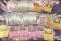 Pokemon S&V 151 MEW Bulk Lot 2.2+ Pounds of Cards Holos 200+ Reverse Holos+ Bulk - Image 1