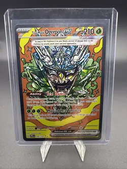 Pokemon TCG Teal Mask Ogerpon EX Prismatic Evolutions Card 145/131 - Image 1